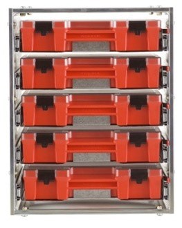 EZIPAK 5 LEVEL INC EZIPAKS 555H X 432W X 460L Frame and sliding  draws GAL