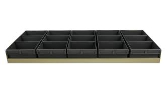 BIN TRAY KIT 1040L X 400MM & 6 X 200/100/400 #IH-025