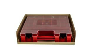 EZIPAK TRAY KIT 420 x 438D WITH  1 X  EZIPAK CARRY CASE RED #1H-150