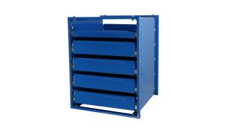EZIRAK 5 TIER UNIT c/w 4-RVERSDS 1-RVEPD(excl.Ezipak cases)